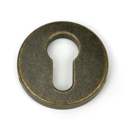 Burnished Brass Regency Concealed Escutcheon
