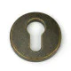 Burnished Brass Regency Concealed Escutcheon