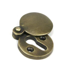 Burnished Brass Round Escutcheon