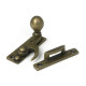 Burnished Brass Sash Hook Fastener