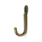 Burnished Brass Traditional Coat Hook