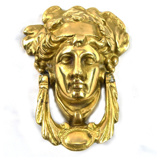 Brass Grecian Goddess Door Knocker - Seconds