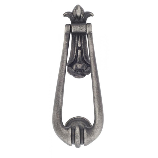 Antique Pewter Teardrop Door Knocker