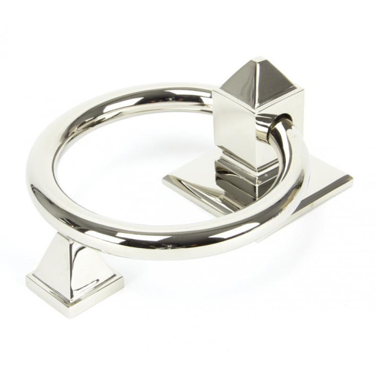 Bloomsbury Round Door Knocker - Polished Nickel