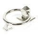 Bloomsbury Round Door Knocker - Polished Nickel