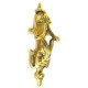 Brass Willow Twist Door Knocker