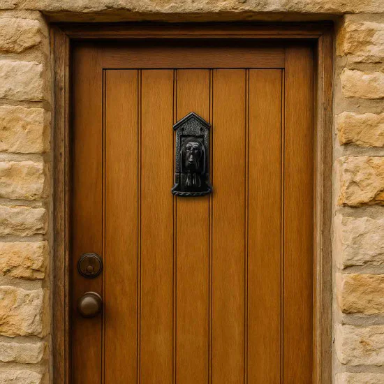Kirkpatrick 2614 Bloodhound In Kennel Door Knocker