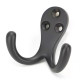 Celtic Double Coat Hook - Aged Bronze Finish
