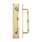 Chester Pull Handle on Backplate - Polished Brass