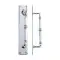 Chester Pull Handle on Backplate - Polished Chrome