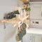 Chrome 8 Lath Kitchen Shelf Rack
