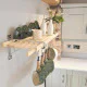 Chrome 8 Lath Kitchen Shelf Rack