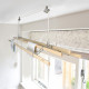 Chrome Victorian Kitchen Maid® Pulley Clothes Airer