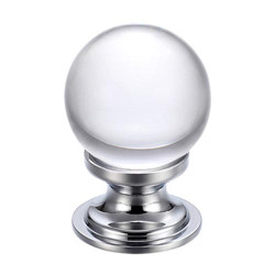 Clear Glass Cabinet Knob