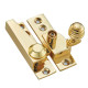 Croft 1035L Lockable Reeded Knob Sash Fastener