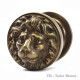 Croft 1734 Lions Head Centre Door Knob