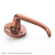 Stafford Lever Door Handle on a Round Rose