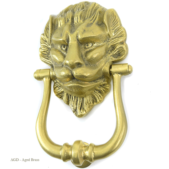 Croft 1768 Deluxe Lions Head Door Knocker