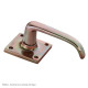 Stafford Lever Door Handle on a Square Rose