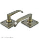Victorian Lever Door Handle on a Square Rose