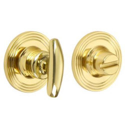 Bathroom Curved Turn and Release Reeded Covered Rose