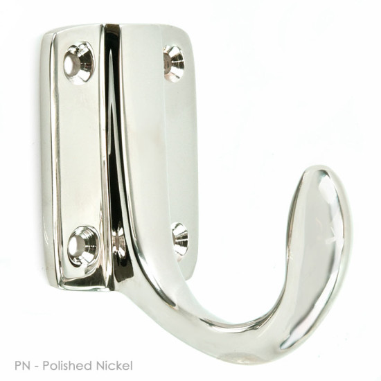 Croft 2736 Bevelled Wardrobe Hook