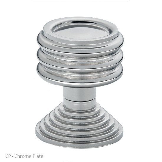 Croft 5105 Rutland Cupboard Knob with a Stepped Rose