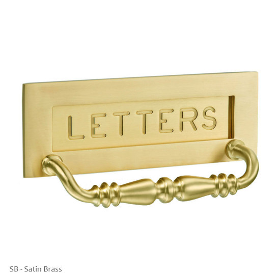 Croft 6358 Engraved Letter Plate with Handle