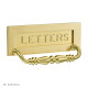 Croft 6358 Engraved Letter Plate with Handle