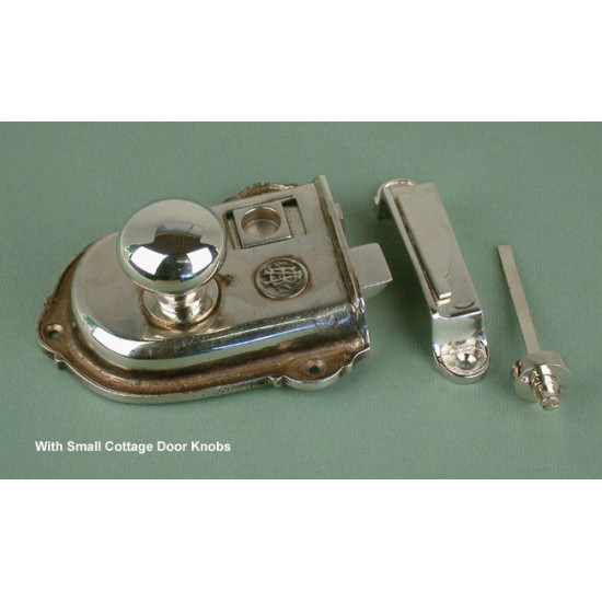 Cromwell Nickel Rim Latch Set