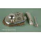 Cromwell Nickel Rim Latch Set