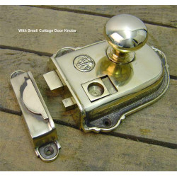 Cromwell Solid  Brass Rim Latch Set