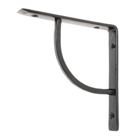 Curved Bracket - Black Finish