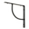 Curved Bracket - Black Finish