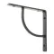 Curved Bracket - Black Finish