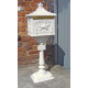 White Free Standing Post Box