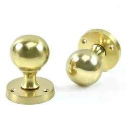 Polished Brass Ball Door Knob