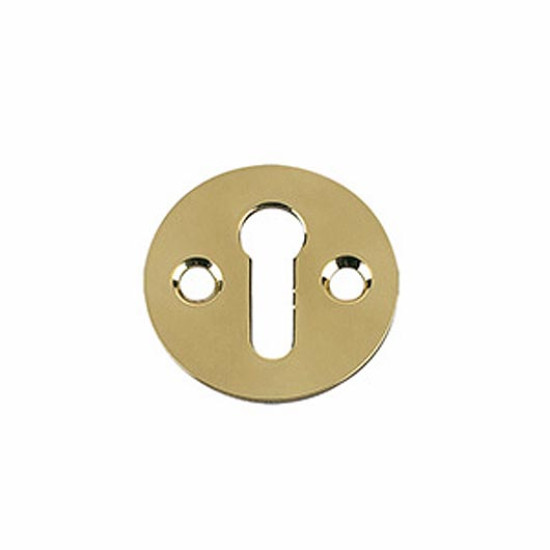 Victorian Escutcheon - Polished Brass Finish