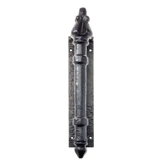 Essential Round Pull Handle on Backplate
