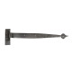 Blacksmith External Beeswax Arrow Head Door Hinges - Hook and Band Cranked