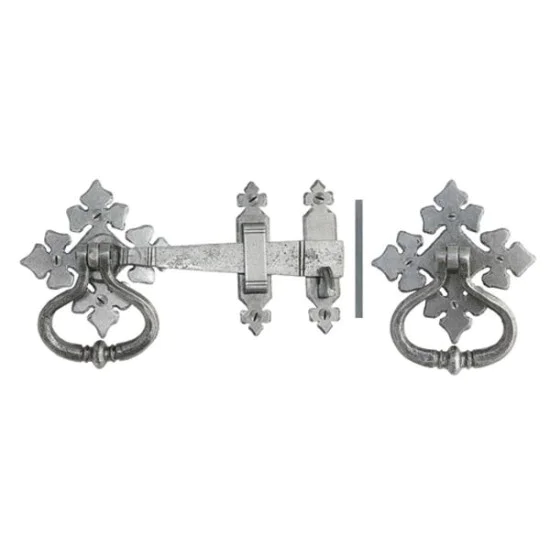 Blacksmith Pewter Patina Shakespeare Latch Set