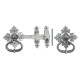 Blacksmith Pewter Patina Shakespeare Latch Set