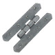 Blacksmith Pewter Patina H Hinges