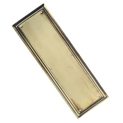 Brass Lincoln Finger Plate