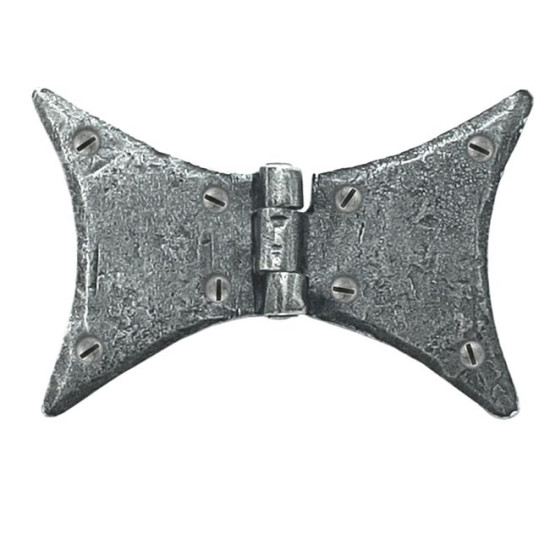 Blacksmith Pewter Patina Butterfly Hinges