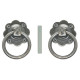 Blacksmith Pewter Patina Ring Handle Set