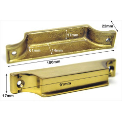 Brass Rim Lock Keep Number 2