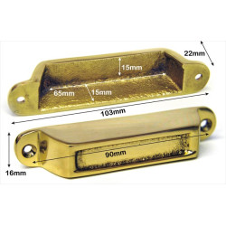 Brass Rim Lock Keep Number 3