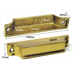 Brass Rim Lock Keep Number 4