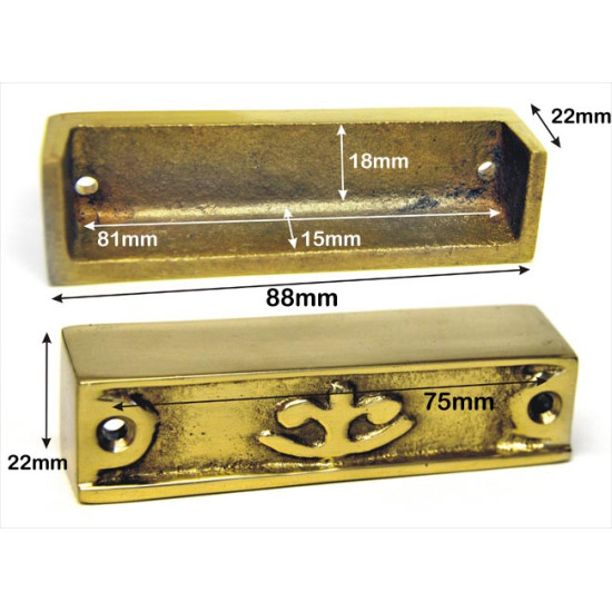 Brass Rim Lock Keep Number 10